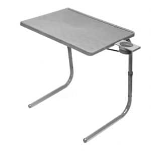 Table Mate Folding TV Tray Table and Cup Holder