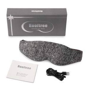 Rooftree Heated Eye Mask, Adjustable Temperature and Time Control