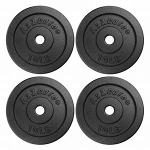 A2ZCARE Cast Iron Weight Plate (Set of 4)