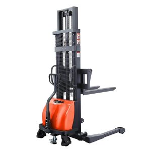 ToryCarrier Semi-Electric Pallet Stacker, 118” Lifting Height