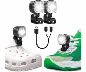 BALORIZ Rechargeable Croc Lights for Shoes